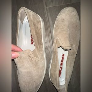 Prada slip ons